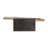 Altus Modern Abstract Metal and Aluminum Sculpture with Geometric Cutout Design on Rectangular Base for Contemporary Accent Decor Display