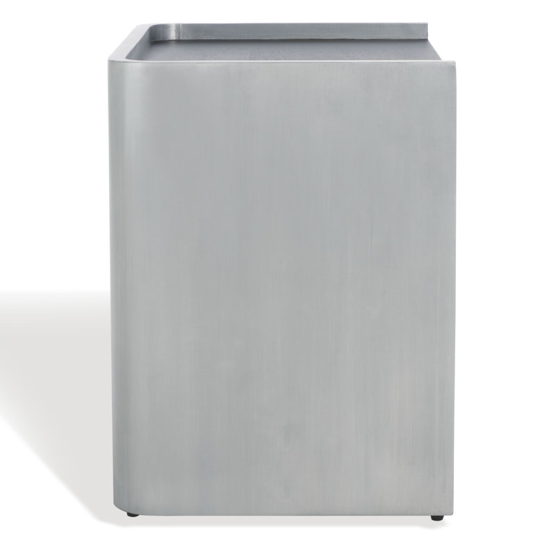 Ottawa Wood and Aluminum Nightstand