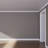 Endurathane Nevada Crown Moulding, 2 3/4"H x 2 3/4"P x 4"F x 96"L, Factory Primed