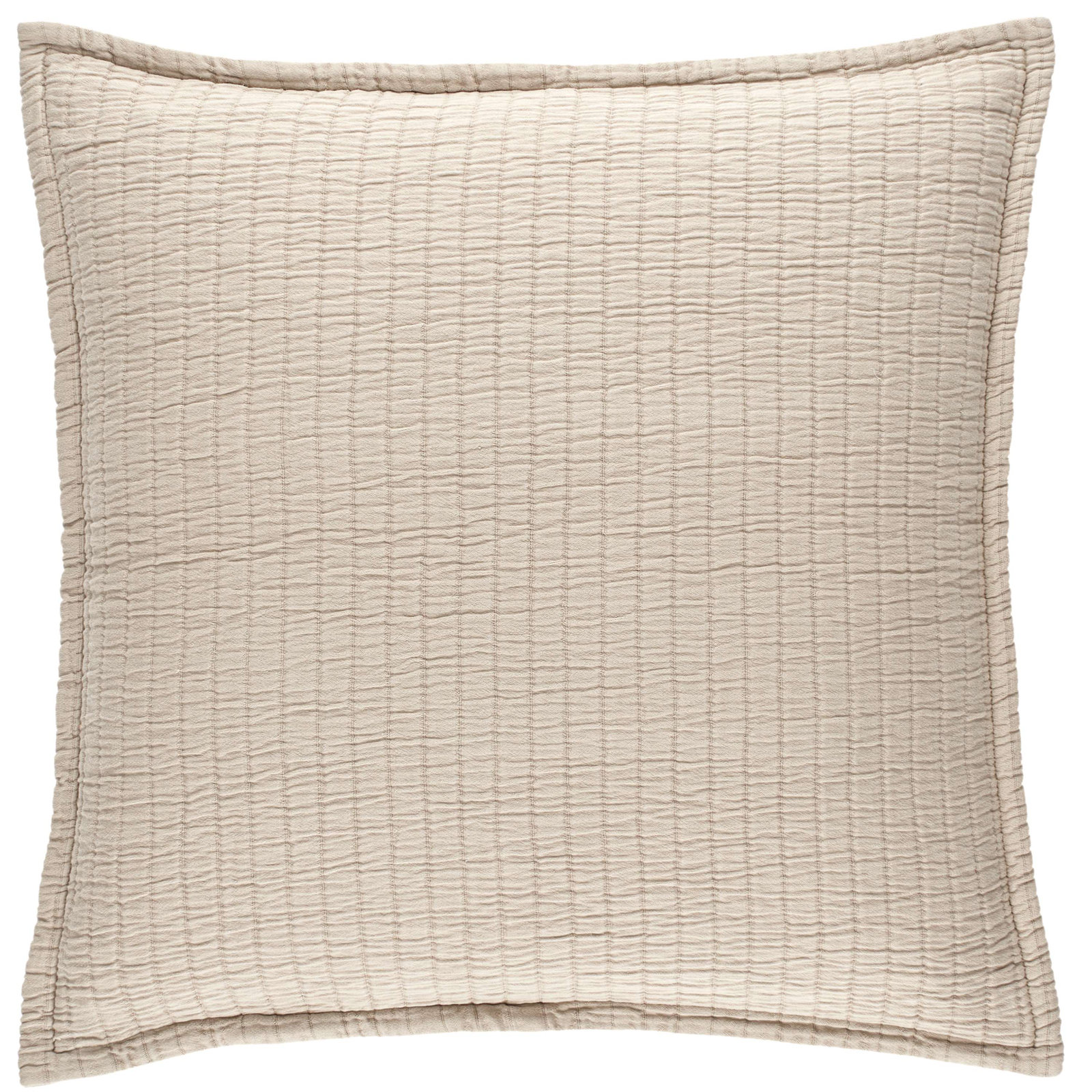Boyfriend Cotton Shams, Euro, Sand