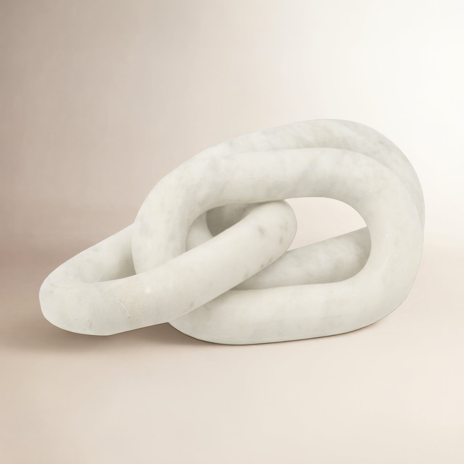 Cienna Genuine Marble Sculpture, White