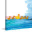 10 Little Rubber Ducks Character Art Duckings 2 - Painting on Canvas-1321443926
