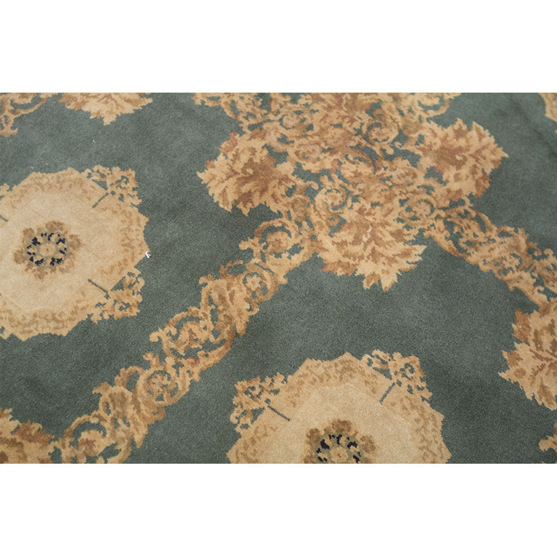 Hand-Knotted High-Quality Black Area Rug