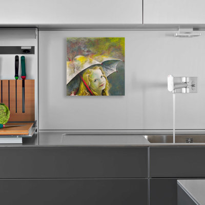 «Rona» par Sam Asllani, art mural en verre acrylique