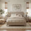Grand lit plateforme cannelé Sawyer-432332836-432332839