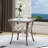Square Glass Outdoor Side Table , 20 " W 20 " D