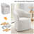 Upholstered Dining Chairs With Casters, Fully Assembled Round Barrel Armchair Set Of 4, Solid Wood Accent Vanity Chair For Dining Room Living Room-1155344594