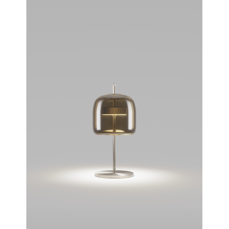 Jube Table Lamp S Old Green Transparent Matt Steel L2416 Ul, Burned Earth Transparent