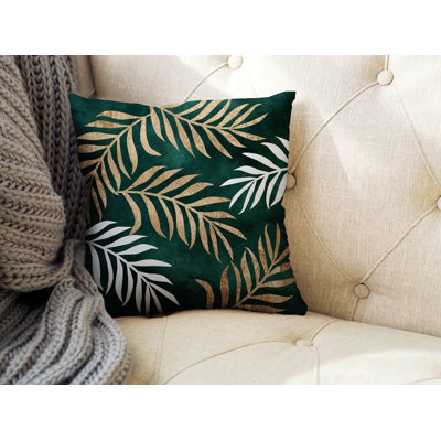 Floral Outdoor Reversible Throw Pillow