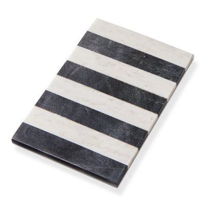Striped Marble Board Black Multi Everyday