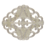 Silver Art Deco Lace Placemat