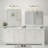 Molly Tempered Glass and Metal Framed French Cleat Mounted Wall Bathroom / Vanity Mirror-88169058-86873725-120985719