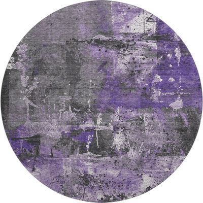 Premium Machine Washable Mayfield AMF1839 Abstract Rug