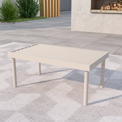 Table basse d'extérieur en aluminium Barnish