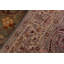Tapis de couloir brun / ivoire / gris en laine noué à la main à motif floral 2 pi 6 po x 10 pi 4 po Roca