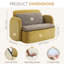 125cm Loveseat Sofa Upholstered Cotton Accent Chair