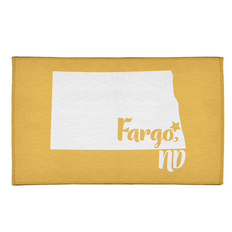 Tapis de poly-chenille fargo north dakota, Rectangle 5 pi x 7 pi