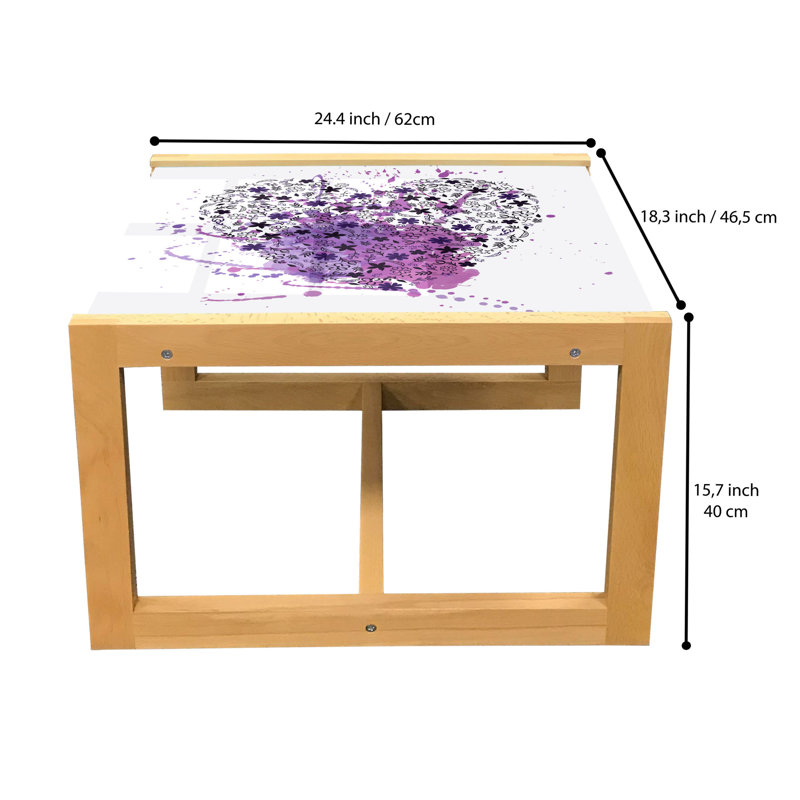 Jabaree Sled Coffee Table, 62cm H x 46cm W x 40cm D