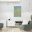 "Route principale et contournement", art mural classique contemporain abstrait-133314817