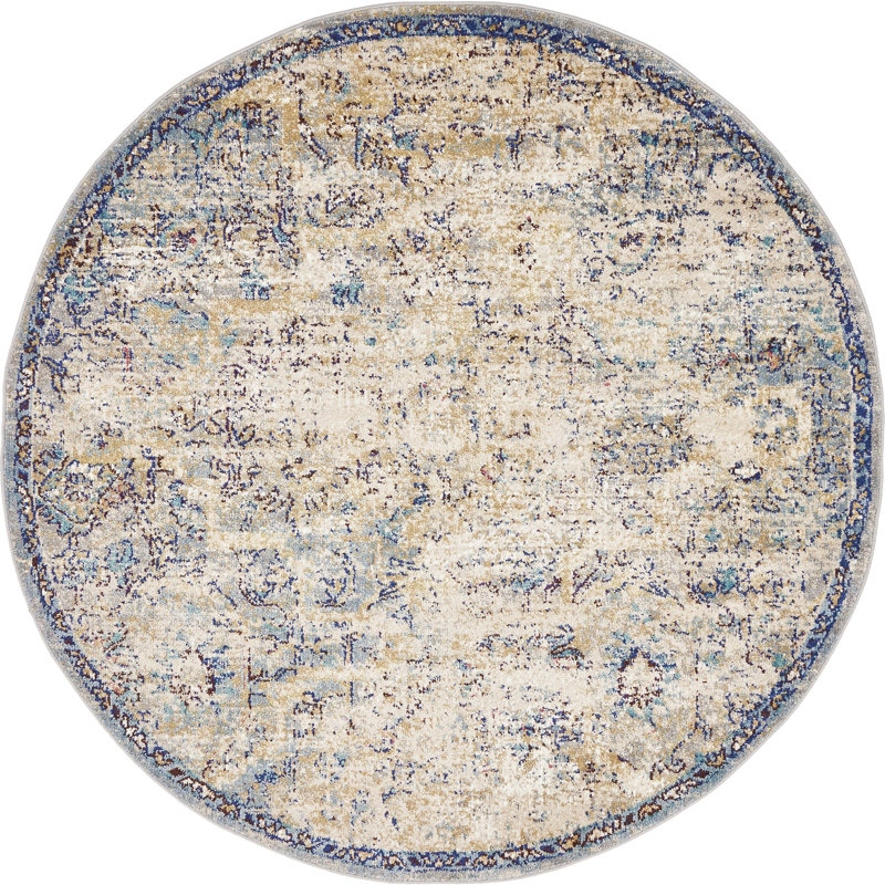 Mignonette Oriental Indoor Rug, Round 5'