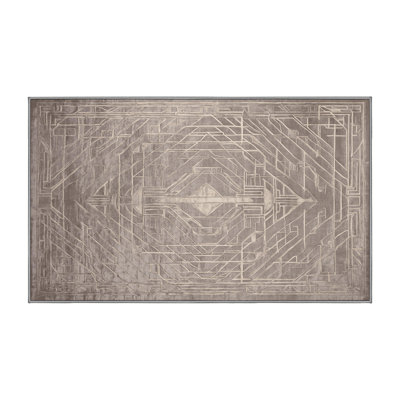 Tapis gris lavable à la machine