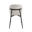 Ensemble de 2 chaises de salle à manger rembourrées Modern White