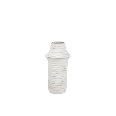 WHITE CERAMIC VASE