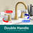 Topcraft Dual-Handle Three-Hole Bathroom Sink Faucet With Pop-Up Drain-123810633
