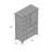 Mariama Acacia Solid Wood 42 " W 5 - Drawer Dresser