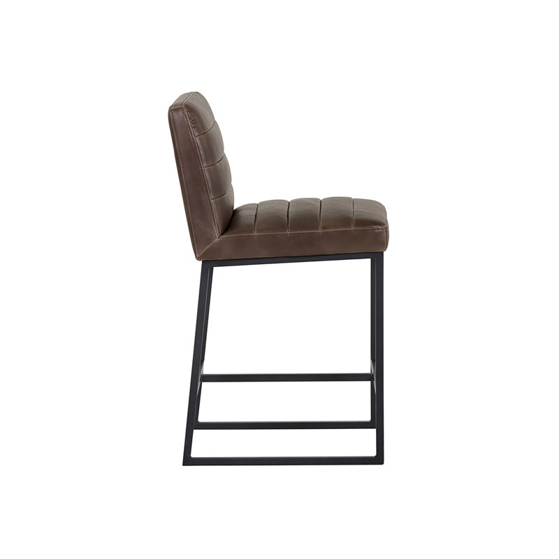 Spyros Counter Stool - Havana Dark Brown, Counter Stool (26" Seat Height), Dark Brown