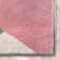 Markovich Blush Pink Modern Geometric Stripes 3D Textured Rug