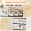 8 pièces de risers et supports pour buffet, risers alimentaires pour table de buffet, porte-gâteaux de dessert jusqu'à 21 cm / 8,3 po, présentoir à bijoux de collection, boîtes cubiques gigognes, blanc, 6 po, 7 po, 7,8 po, 8,3 po