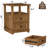 Azella Frame 2 End Table Set with Storage and Built-In Outlets-865985459