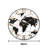 Large Metal Wall Clock