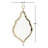Abeille Metal Arabesque Wall Mirror
