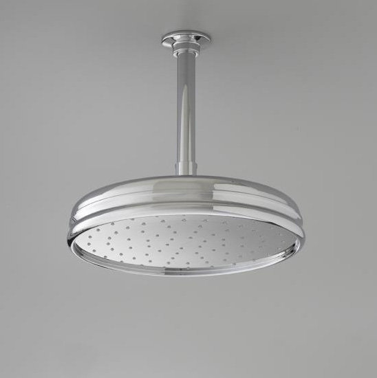 Traditional Round 10" Rainhead with Katalyst Air-Induction Spray, 2.5 Gpm
