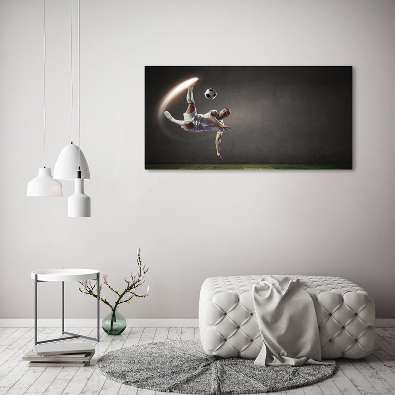 Footballer - Wrapped Canvas Print