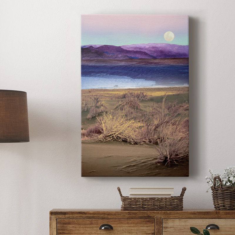 Lever de la lune, Namibie - galerie Cavas sur mesure, H 18 po x l 12 po