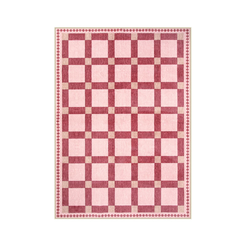Tapis à motifs géométriques modernes et résistants aux taches Vilena, Rectangle 5 pi x 7 pi
