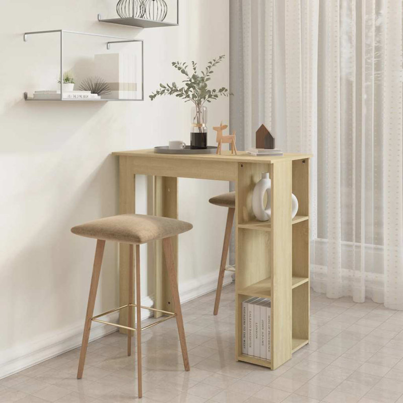 Manufactured Wood Bar Table, Sonoma Oak