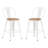 High Back Metal Counter And Bar Stools-176063638-176063639