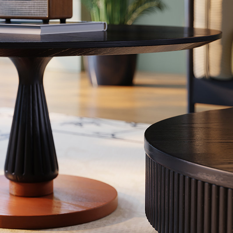 Old-fashioned coffee table set