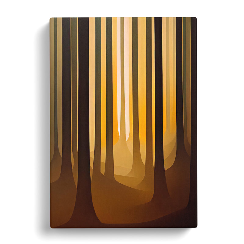 Autumnal Forest No.4 - Wrapped Canvas, 50cm H x 35cm W