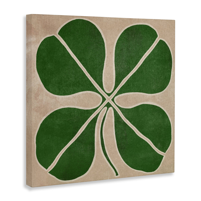 «Four Leaf Symmetry Canvas», conception par June Erica Vess, H 17 po x l 17 po