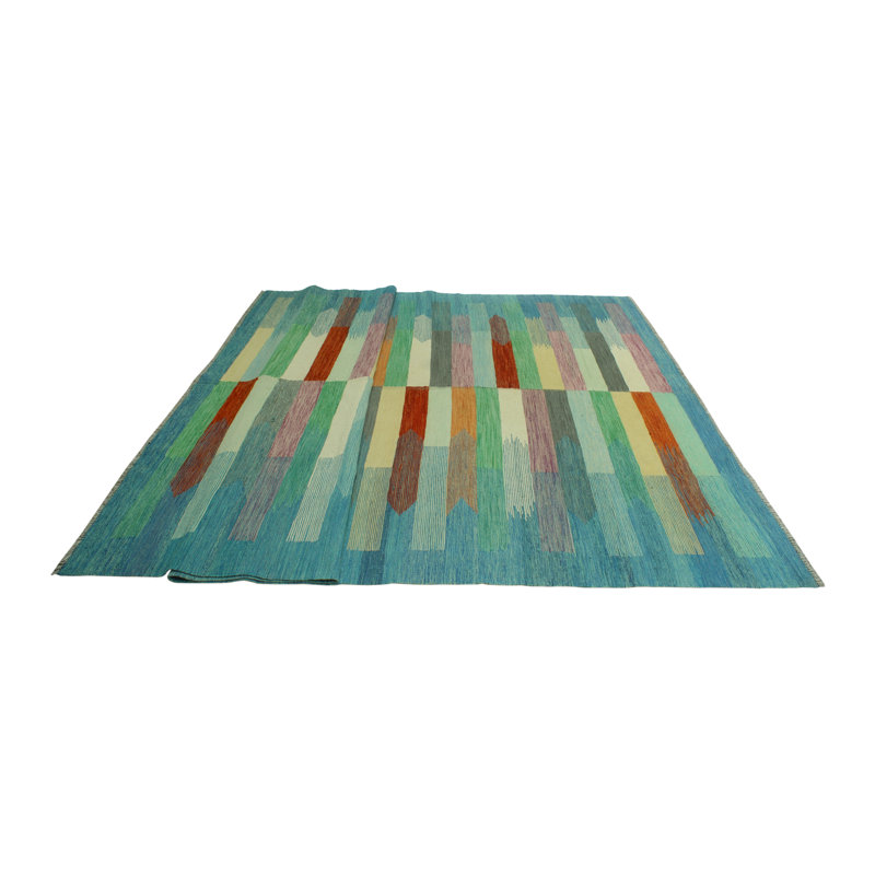 Ever Wool Striped and Geometric Indoor Rug
