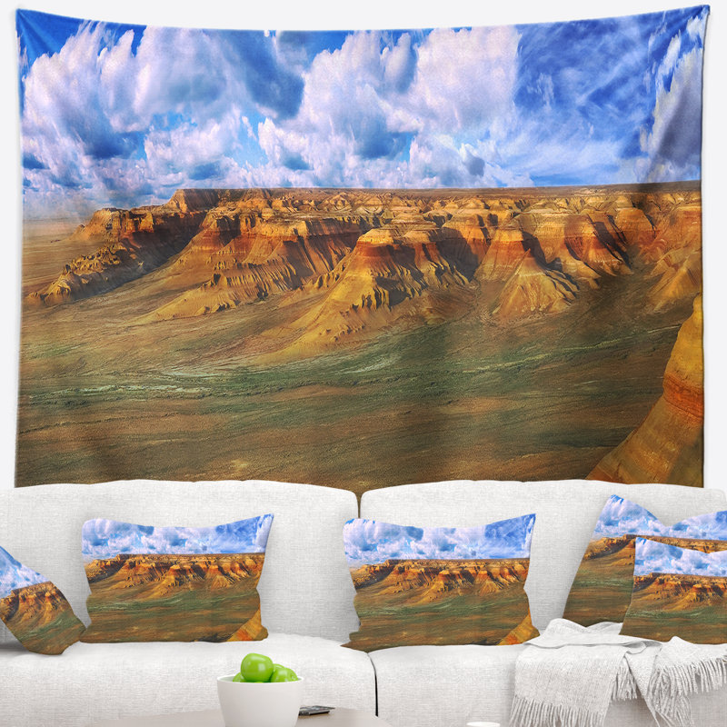 Paysage avec plateau Ustyurt, H 50 po x l 60 po