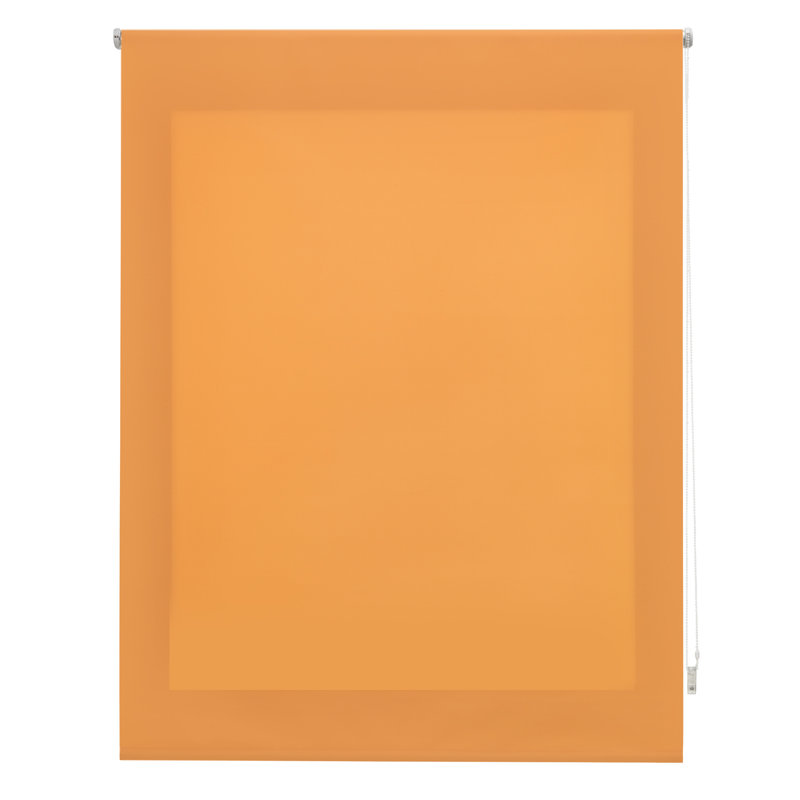Semi Sheer Roller shade, 175cm L x 100cm W, Orange