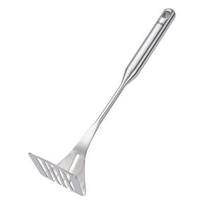 Fissler Essential Potato Masher, 18/10 Stainless Steel Kitchen Utensil for Mashing Potatoes & Vegetables, Ergonomic Handle, Dishwasher Safe
