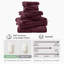 Ensemble de serviettes 100% coton absorbant 800GSM-54645473