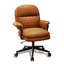 Fauteuil pivotant en similicuir imperméable et résistant aux taches pour le bureau à domicile